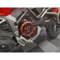 CNC Racing Bi-Color Clear Wet Clutch Cover BASE for the Ducati Multistrada 1200/1260 (2015+) and XDiavel / Diavel 1260